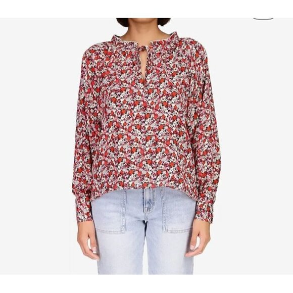 Sanctuary NWT Sheer Flower Power Blouse Size 1X - Picture 1 of 10